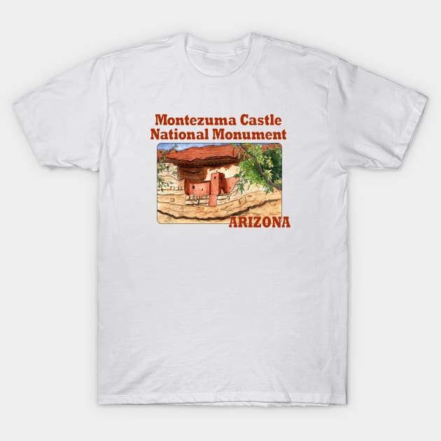 Montezuma Castle National Monument, Arizona T-Shirt by MMcBuck